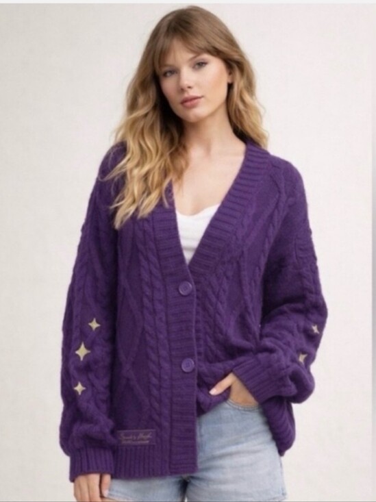 Taylor Swift Sweaters - Official Taylor Swift Speak Now Taylors Version Purple Cardigan XS/SM Limited Ed
